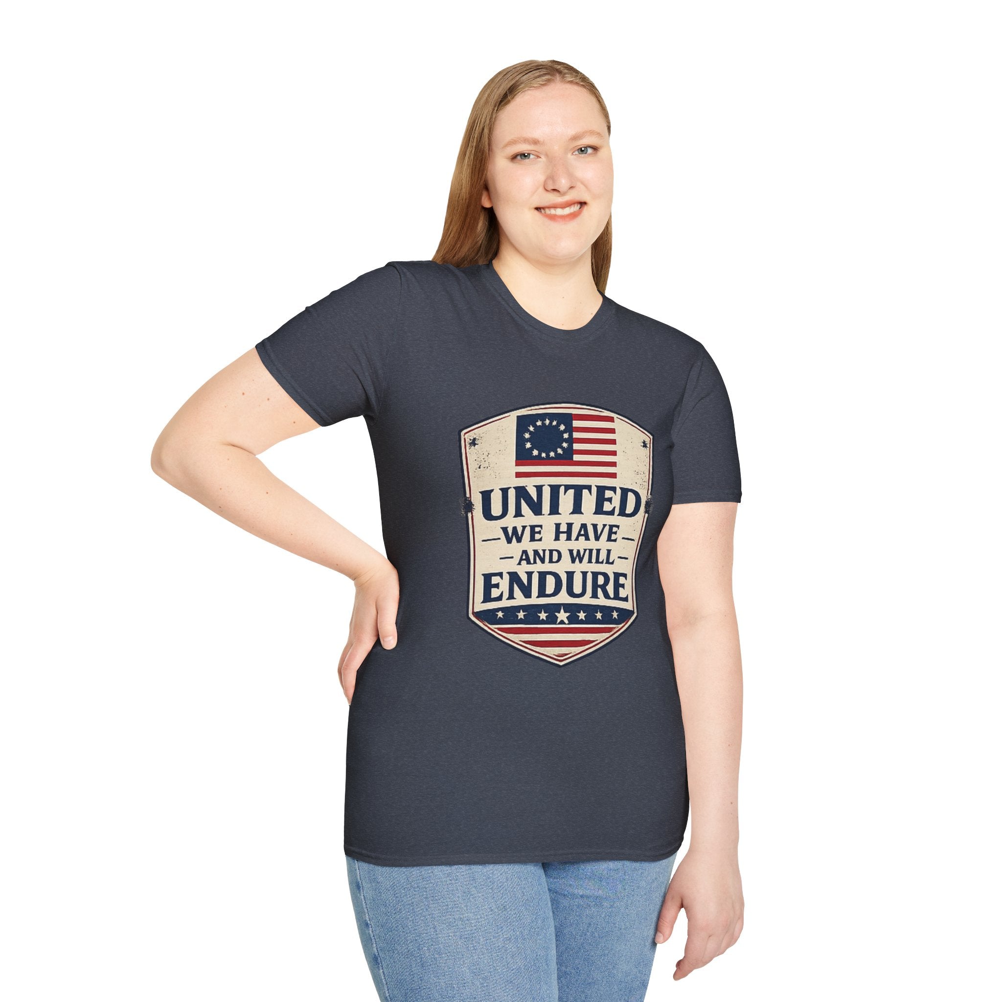 United We Have and Will Endure T-Shirt — Patriotic American Flag Tee