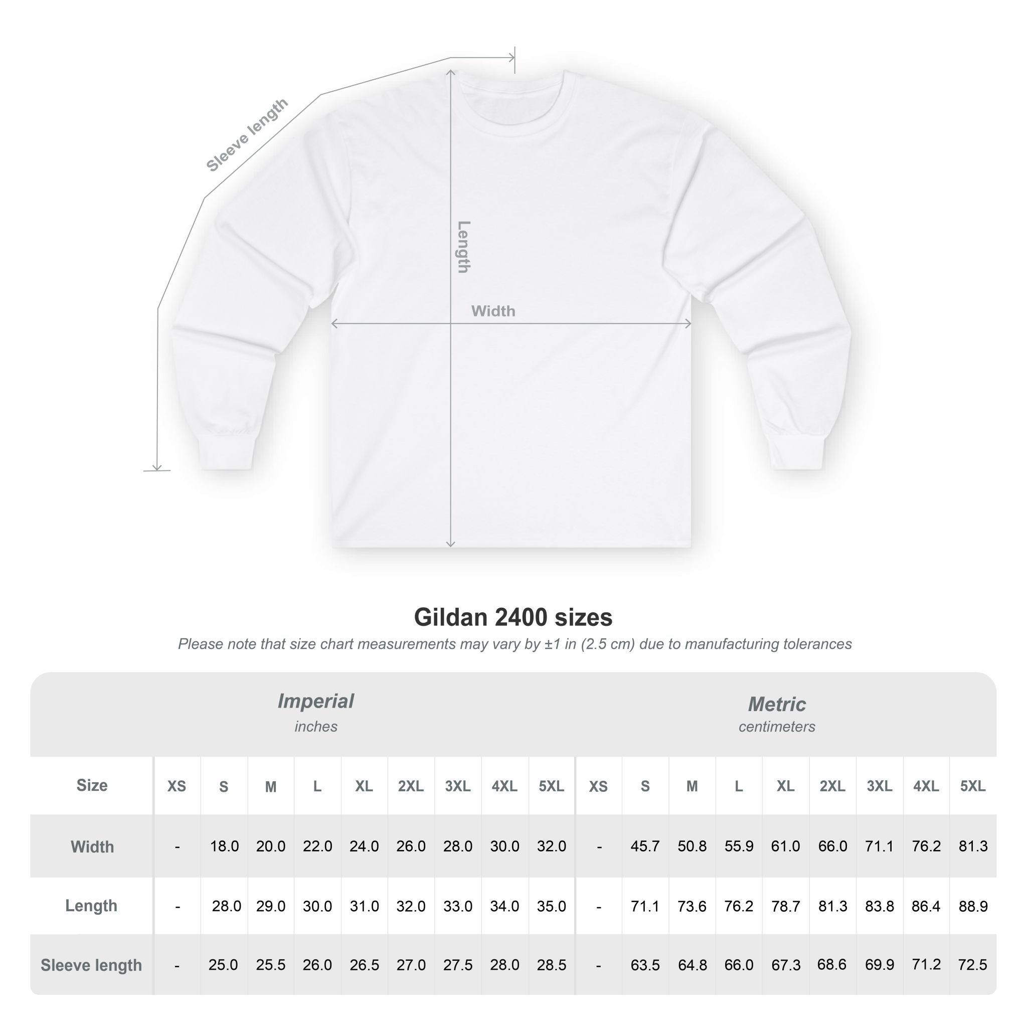 Long Sleeve Tee — "United We Have and Will Endure" Patriotic Shield