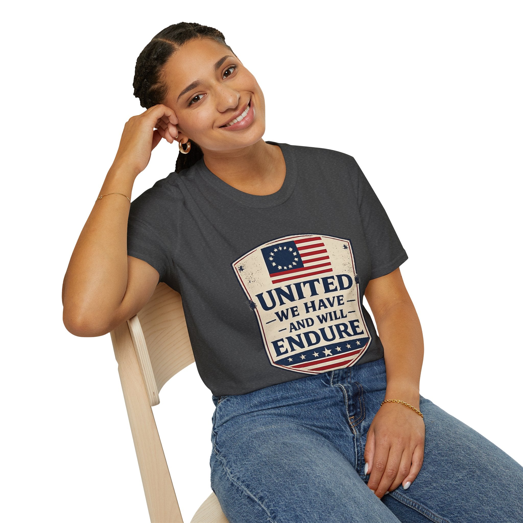 United We Have and Will Endure T-Shirt — Patriotic American Flag Tee
